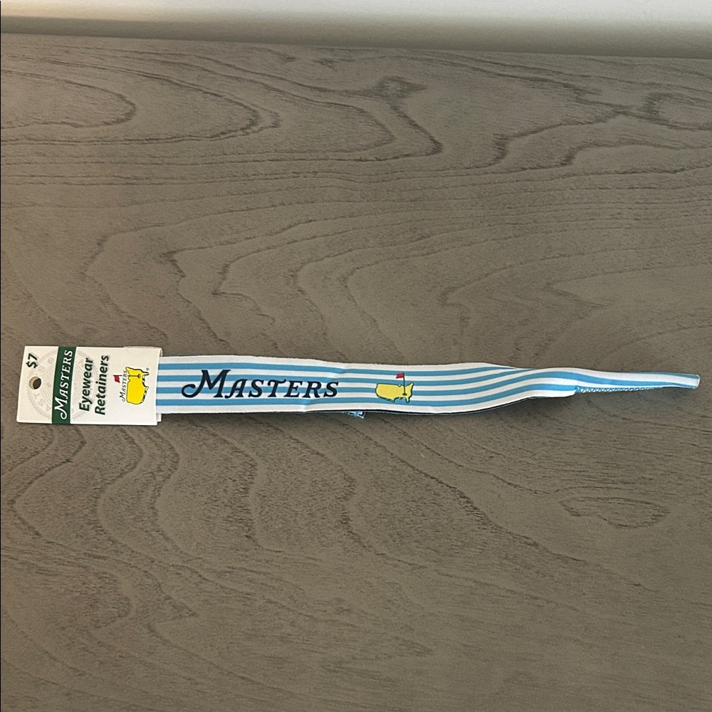 Masters Blue and White Eyewear Retainer Sunglass Strap